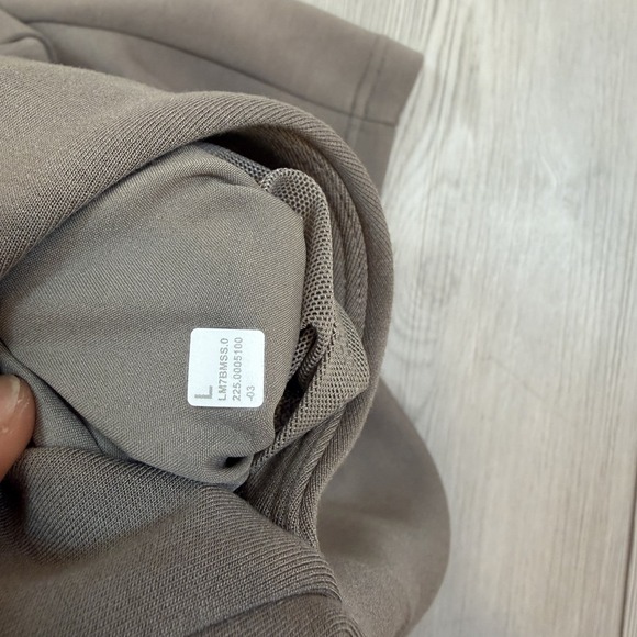 Lululemon X Peloton Shorts Mens Large Brown 7" Smooth Spacer Athleisure LM7BMSS - Picture 5 of 13